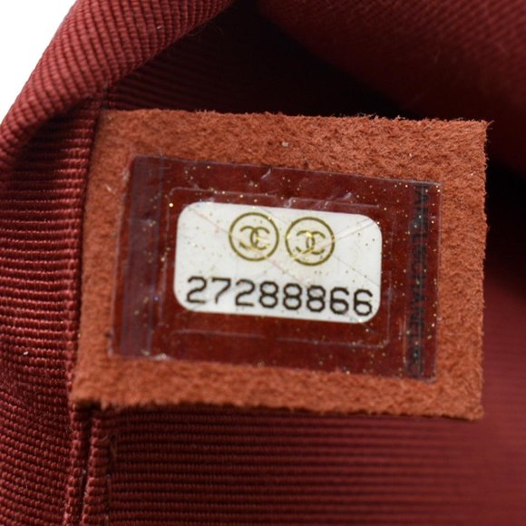 CHANEL  Gabrielle Chevron Aged Calfskin Leather Backpack Bag Red main image 9